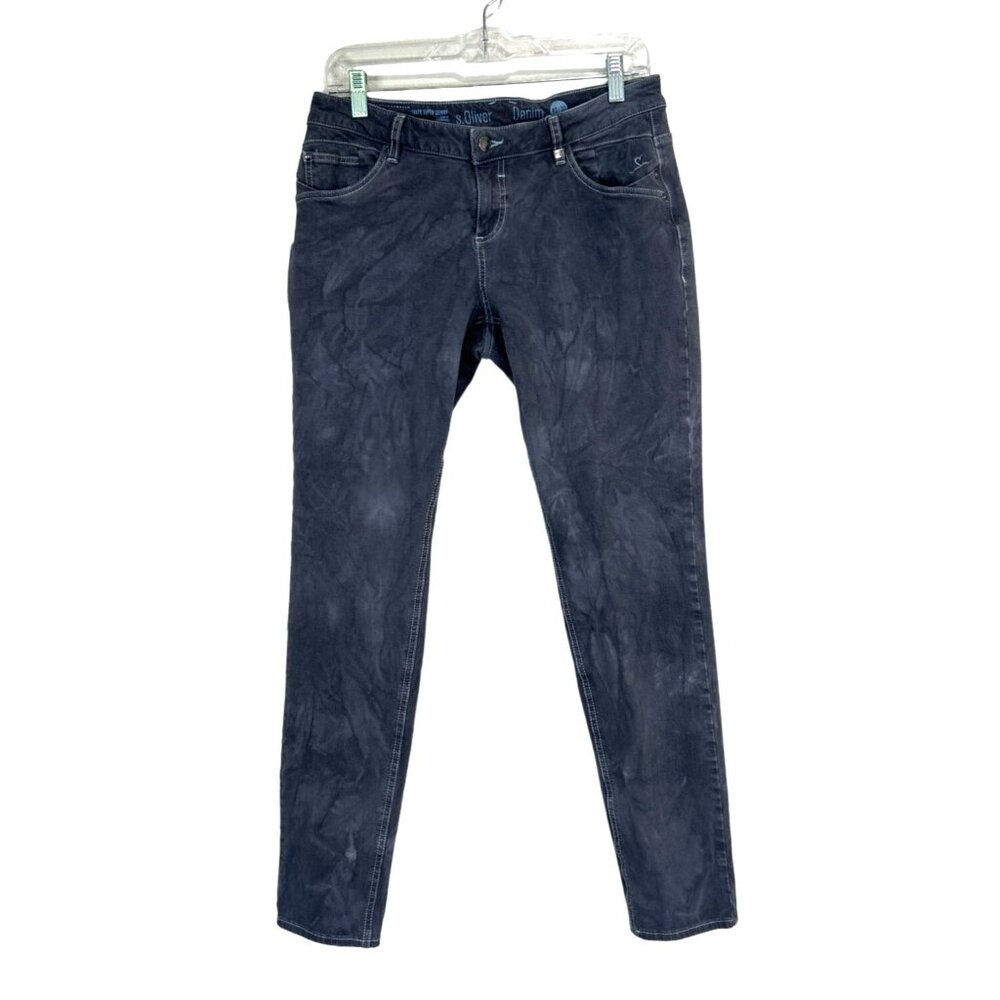 S. Oliver Denim Shape Super Skinny Medium Rise Jeans Stretch Gray  40/30